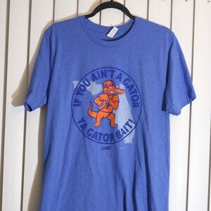 Smack Sports - If You Ain't a Gator Ya Gator Bait Blue Large Shirt - Florida